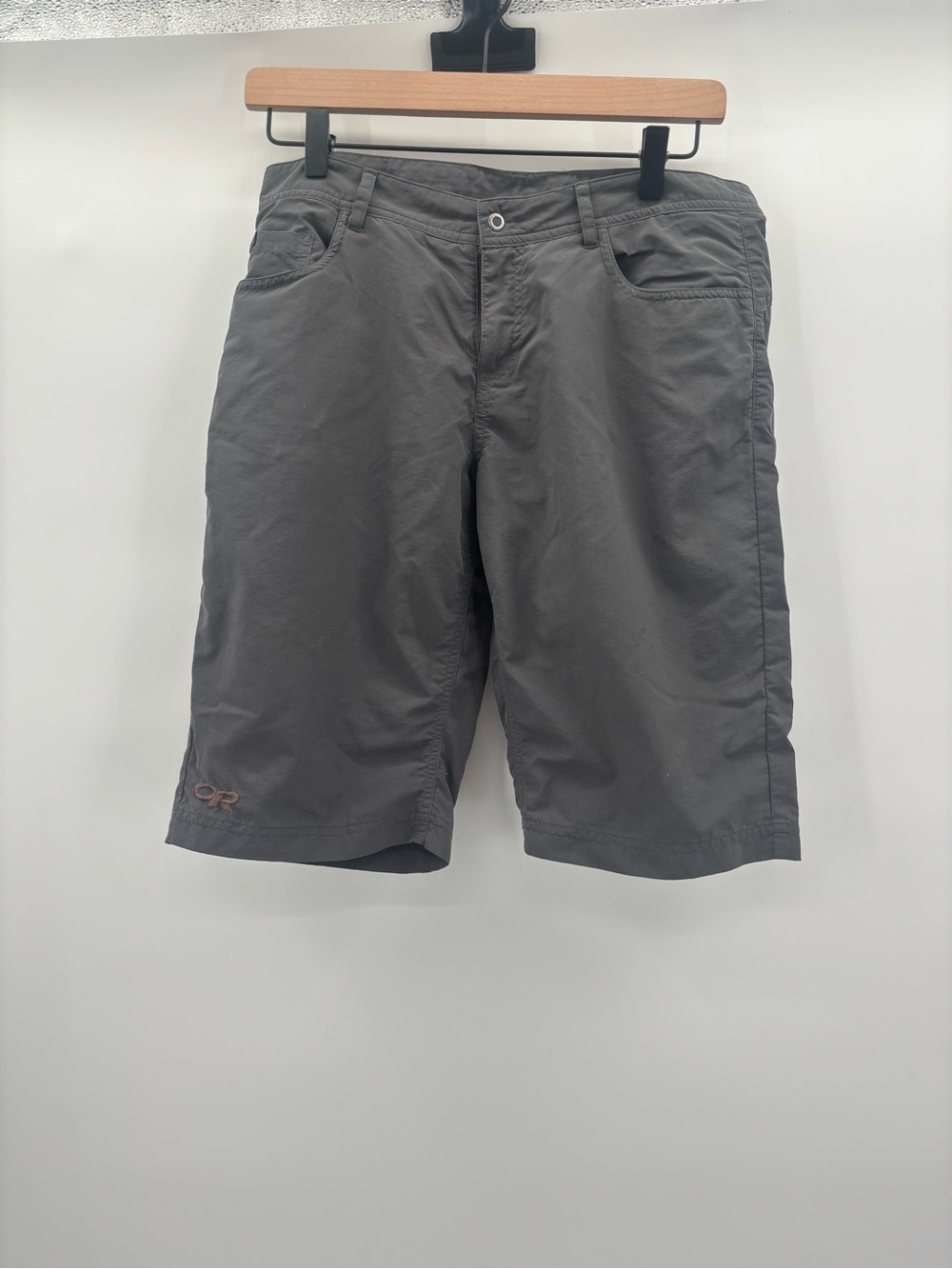 Outdoor Research Women’s Charcoal Gray Hiking Outdoor Shorts Size 6